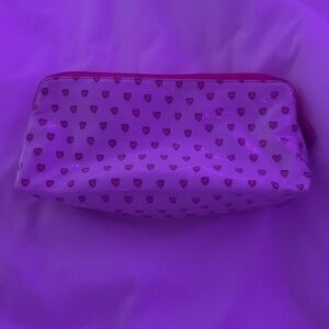 roller rabbit makeup bag (pink hearts)
